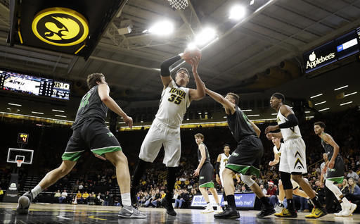 North Dakota Iowa Basketball